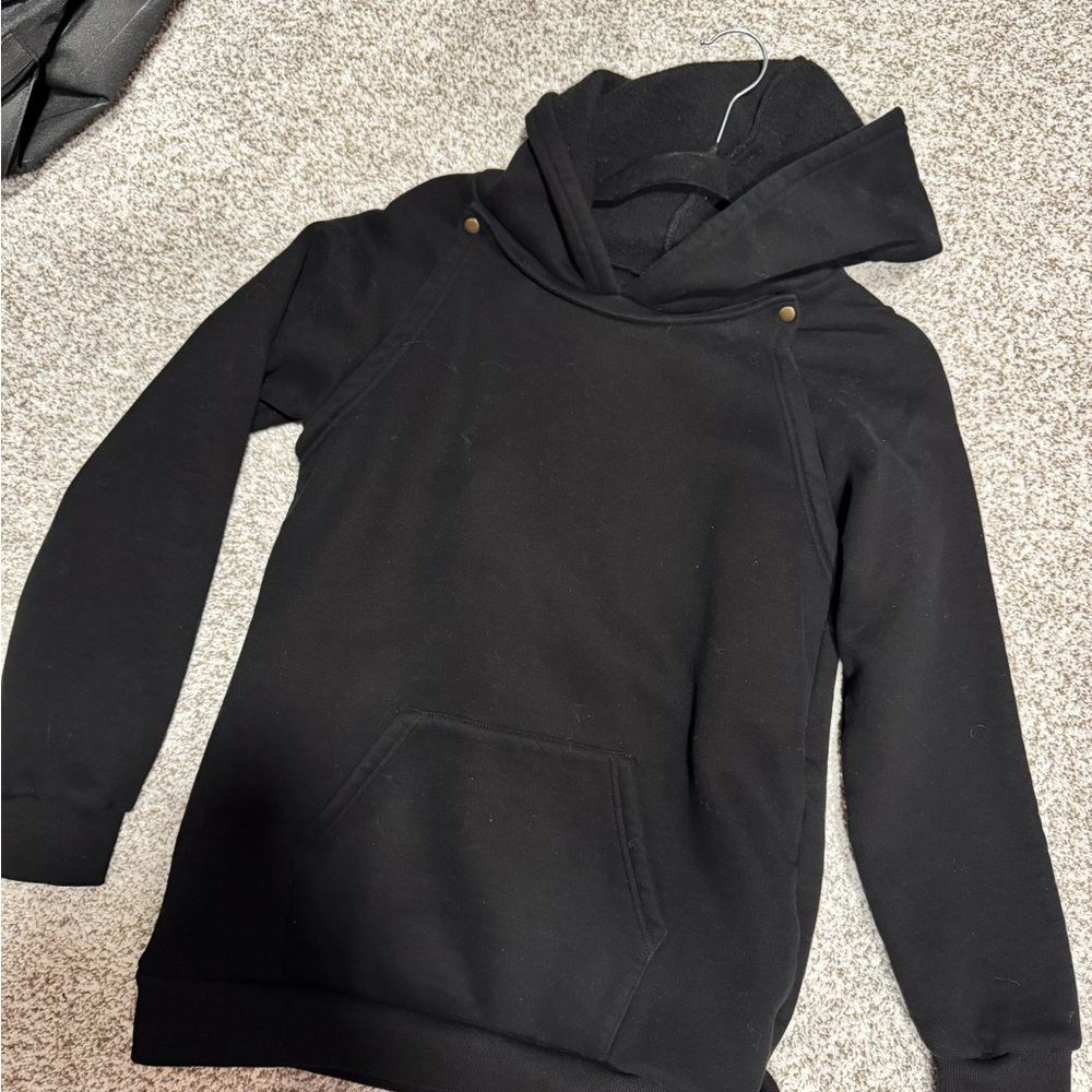 Latched Mama Black Pullover Hoodie